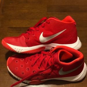 Red Nike Basketball Shoes Size 7